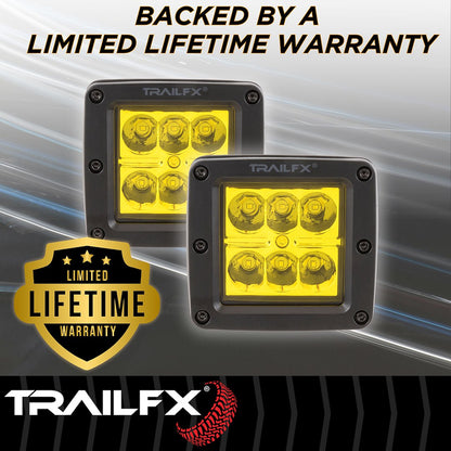 TrailFX 3" LED Cube Lights- Amber Pair (3X2AMS2) - product image 12