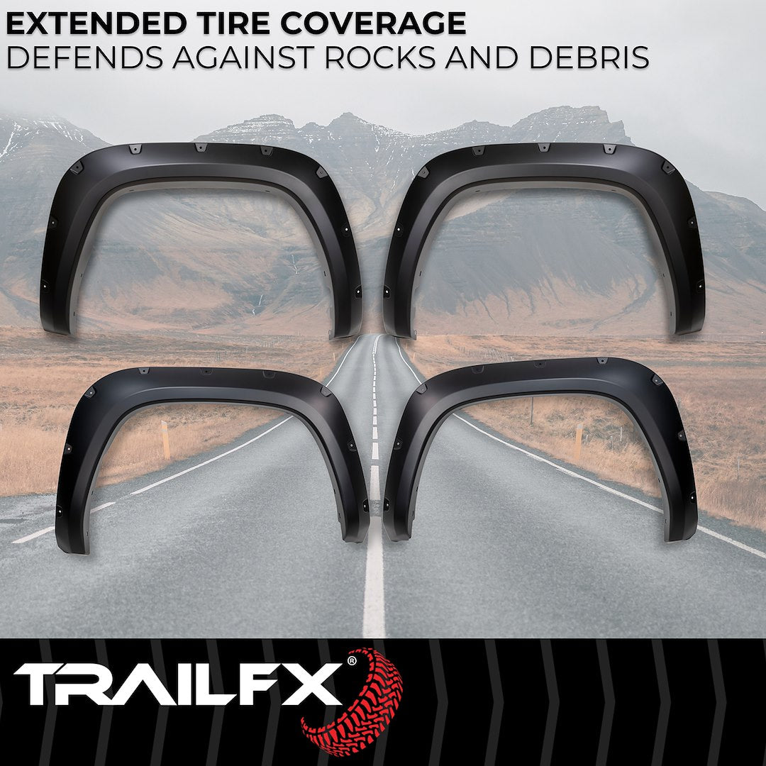 TrailFX 2022–2026 Pocket Style Fender Flares For Toyota Tundra (TFT3004S) - product image 2