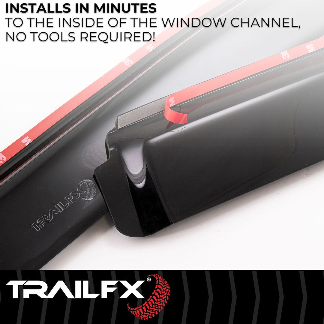 TrailFX 2018–2024 In Channel 4-Piece Window Vent For GMC Terrain (4812IC) - product image 6