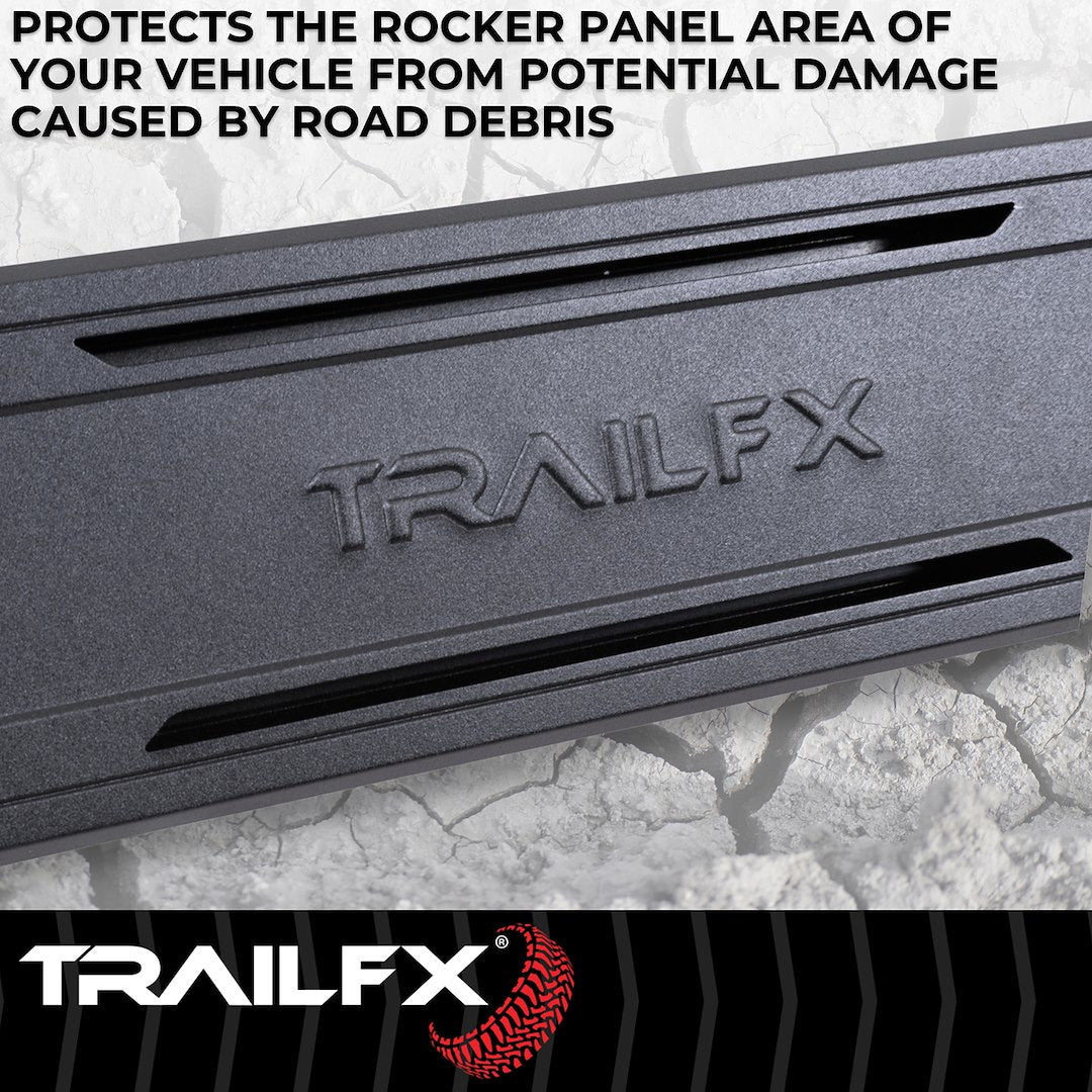 TrailFX 2005–2026 A6 Running Boards for Nissan Frontier Crew Cab (AL6014B) - product image 4