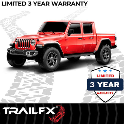 TrailFX 2020–2026 T4 Trapezoid Step Bar For Jeep Gladiator-Black (A4022B) - product image 8