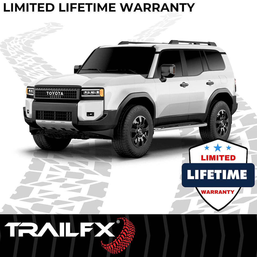 TrailFX 2025–2026 3" Round Step Bar For Toyota Land Cruiser- Stainless (A0070S) - product image 7