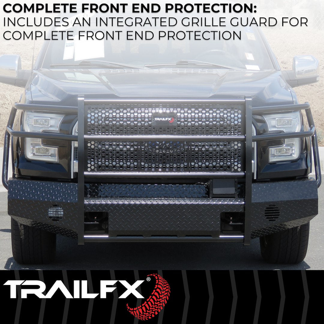 TrailFX 2011–2016 Front Full Replacement Bumper for Ford Superduty (FX3000A) - product image 2
