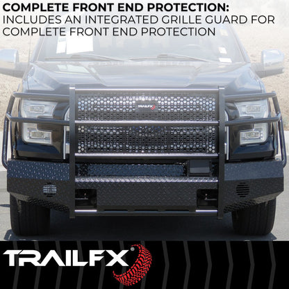 TrailFX 2011–2016 Front Full Replacement Bumper for Ford Superduty (FX3000A) - product image 2