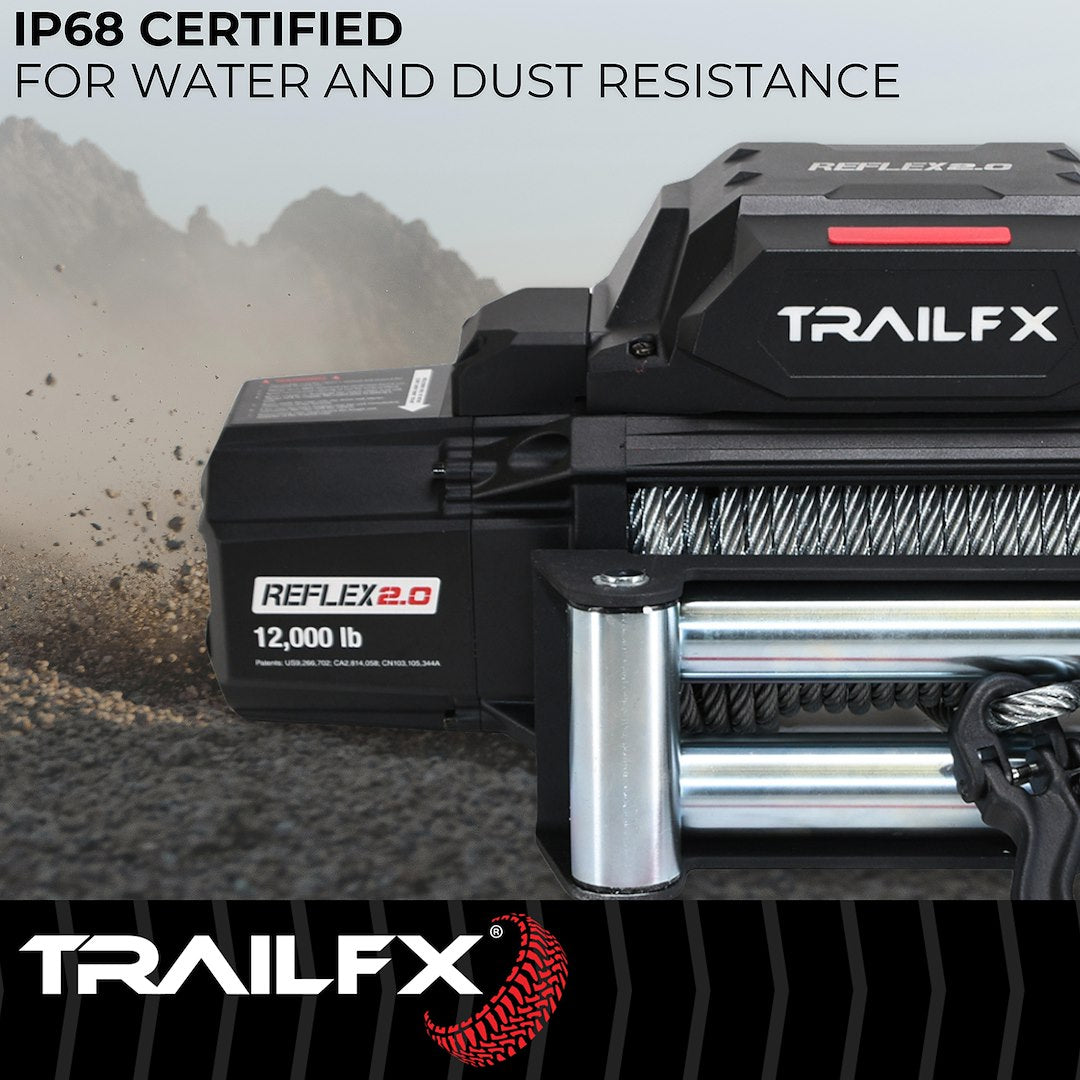 TrailFX Reflex 2.0 Steel Cable Winch 9500 Lb (WR295B) - product image 8