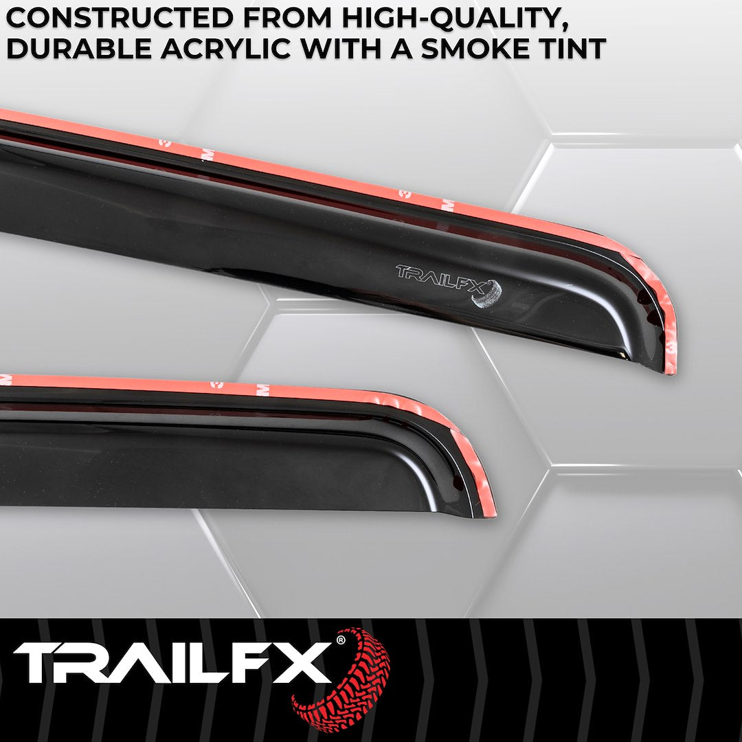 TrailFX 1999–2016 In Channel 4-Piece Window Vent For Ford Superduty (4953IC) - product image 4