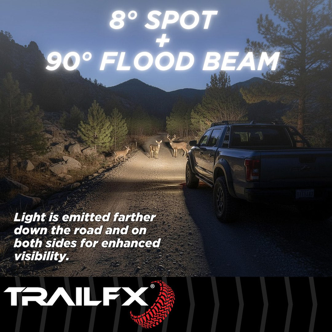 TrailFX 20" Double Row LED Light Bar-Black Edition (20DRBKCM) - product image 6