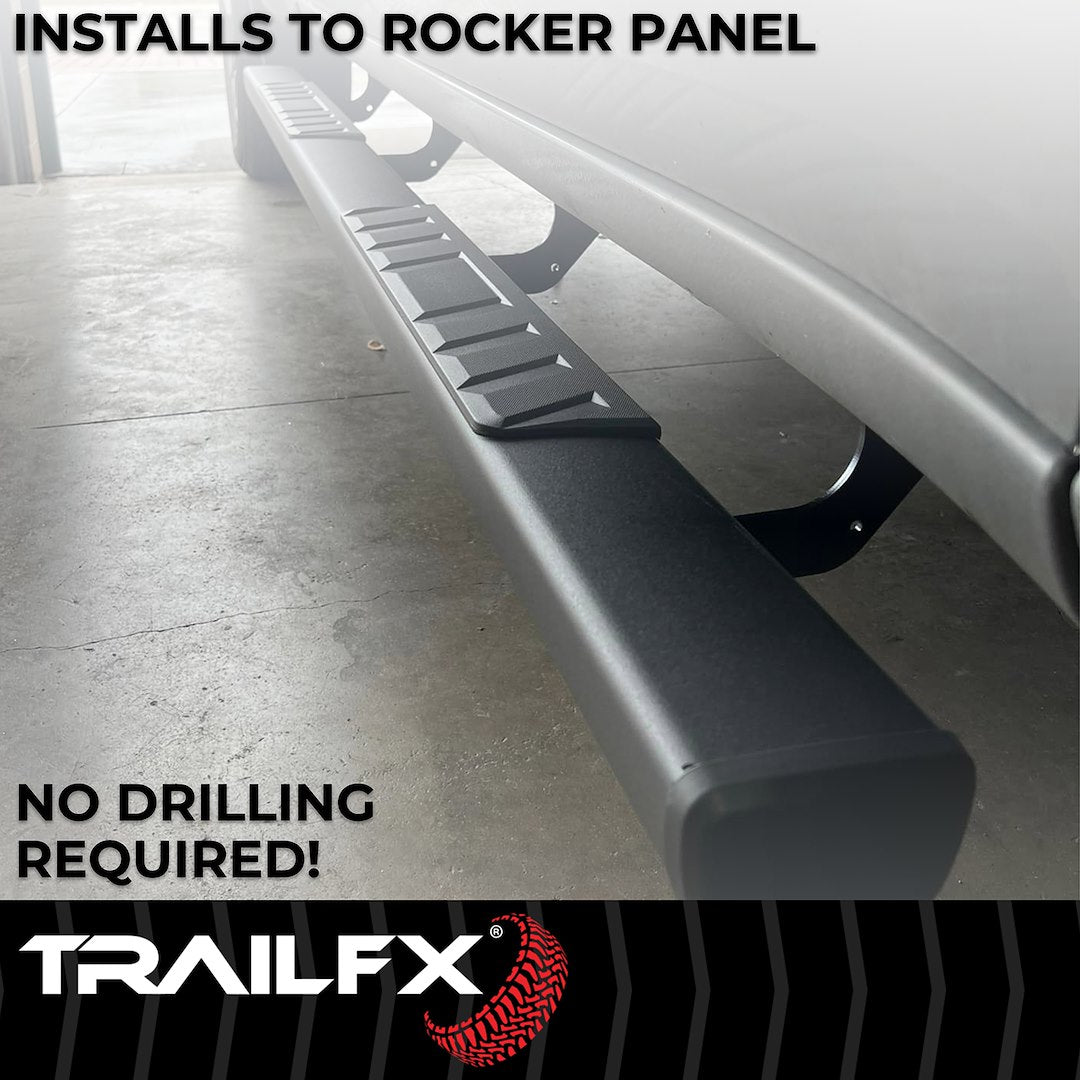 TrailFX 2015–2026 T4 Trapezoid Step Bar For GM Colorado/Canyon Crew-Black (A4009B) - product image 7