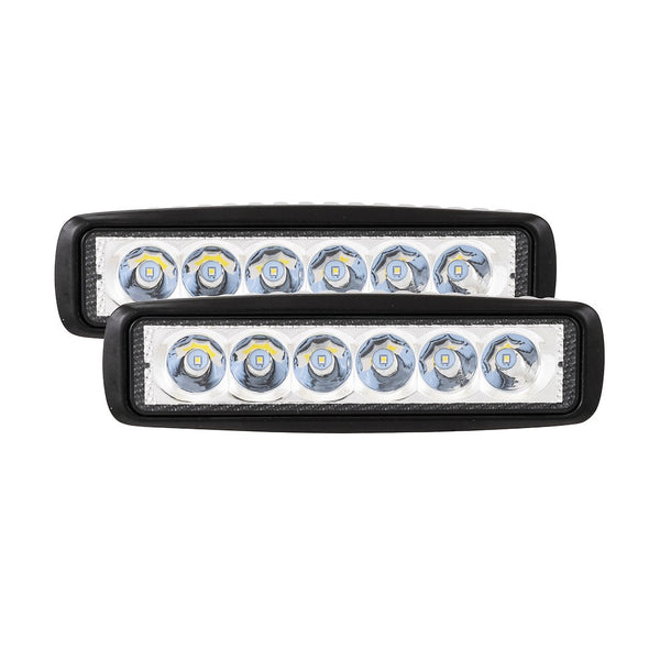 TrailFX 6" Round LED Light- Pair (6SRUTLS2)