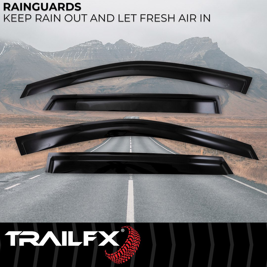 TrailFX 2024–2026 4-Piece Window Vent  For Chevrolet Trax (4116H) - product image 2
