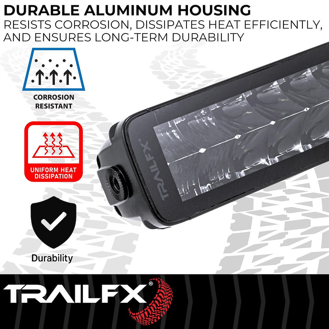 TrailFX 20" Double Row LED Light Bar-Black Edition (20DRBKCM) - product image 7
