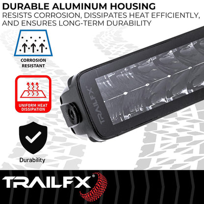 TrailFX 20" Double Row LED Light Bar-Black Edition (20DRBKCM) - product image 7