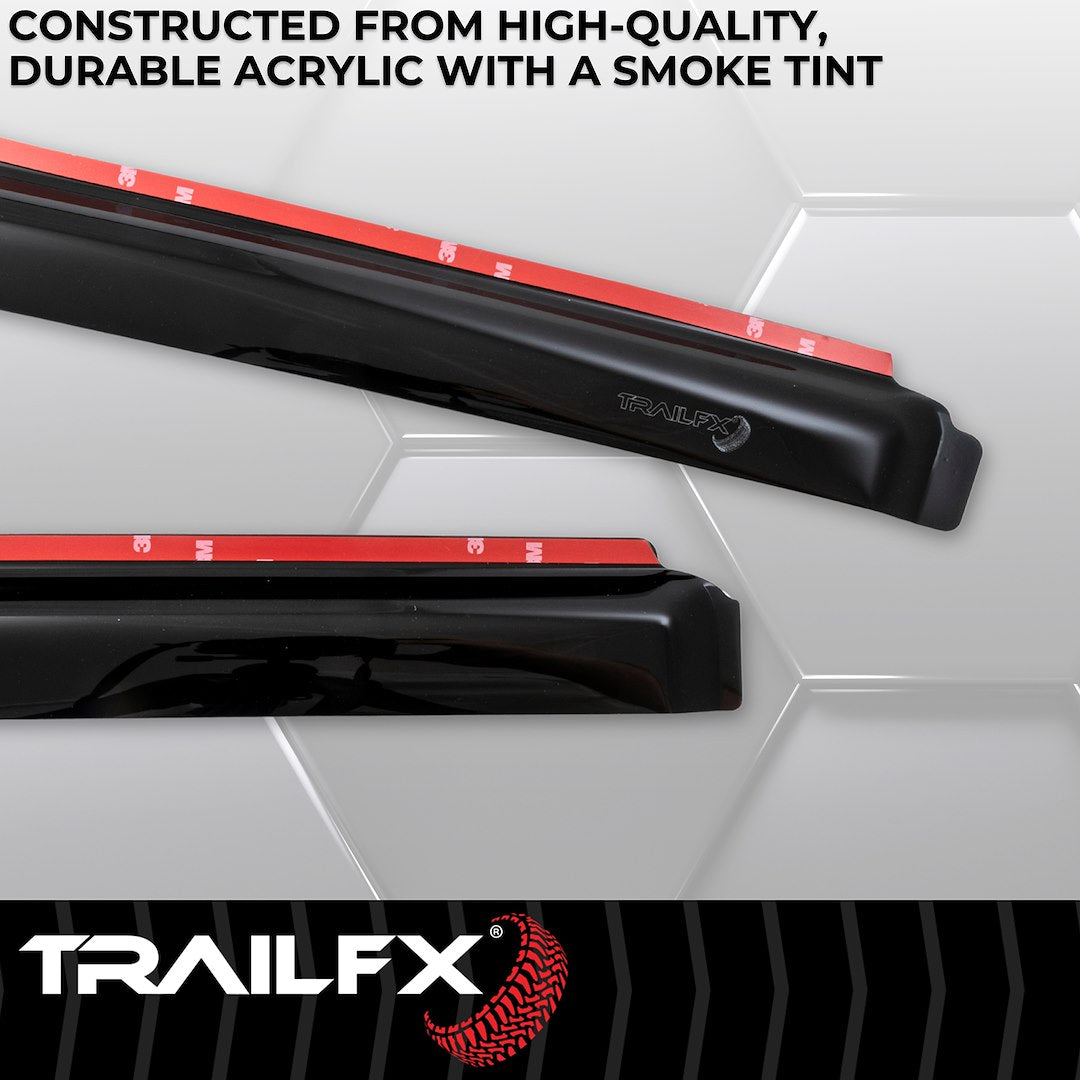 TrailFX 2015–2026 In Channel 4-Piece Window Vent For Ford F150 (4975IC) - product image 4
