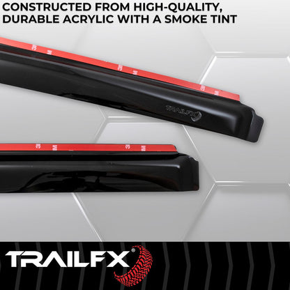 TrailFX 2015–2026 In Channel 4-Piece Window Vent For Ford F150 (4975IC) - product image 4