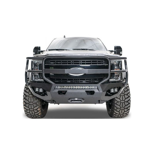Fab Fours Matrix Front Bumper 2 Stage Black Powder Coat 7/8 in. D-Ring Mounts No Guard l CS19-X4051-1