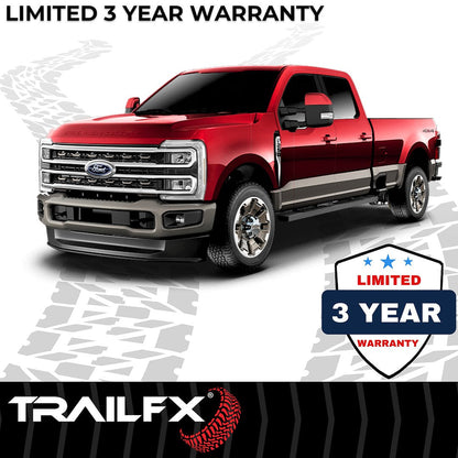 TrailFX 2015–2026 T4 Trapezoid Step Bar For Ford F150-350 Crew-Black (A4004B) - product image 8