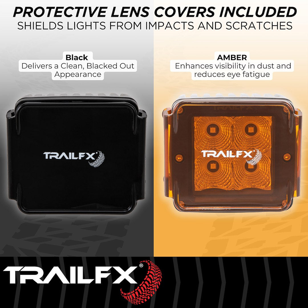 TrailFX 3" LED Cube Lights- Pair (2X2F2) - product image 10