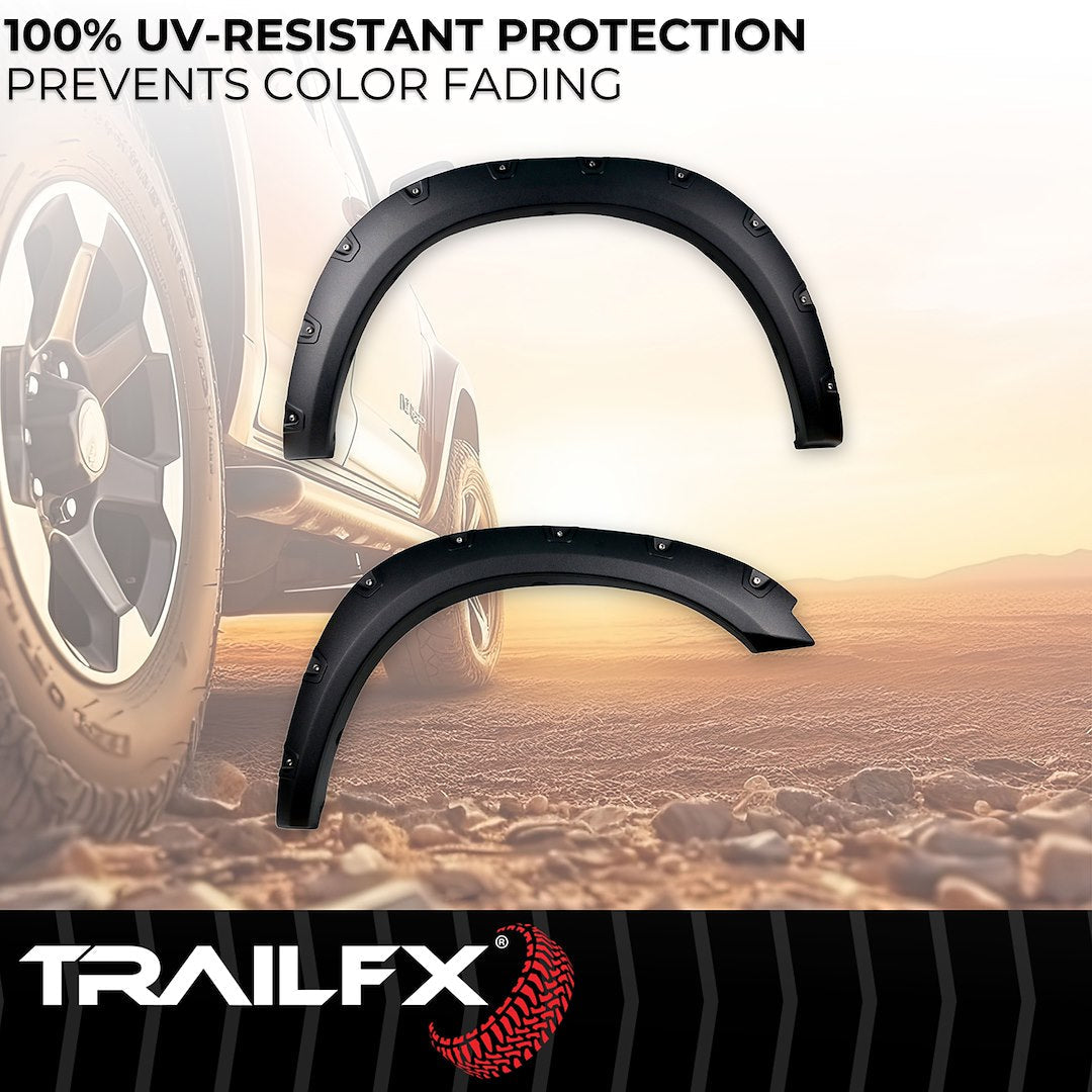 TrailFX 2009–2018 Pocket Style Fender Flares For Ram 1500, Textured (TFD3002T) - product image 5