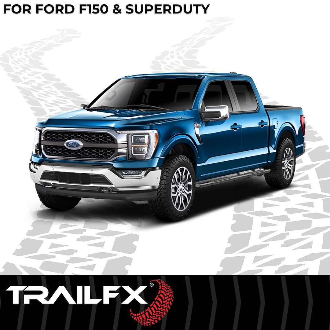 TrailFX 2015–2026 A4 Step Bars For Ford F150-F350 Crew Cab (AL4012B) - product image 3