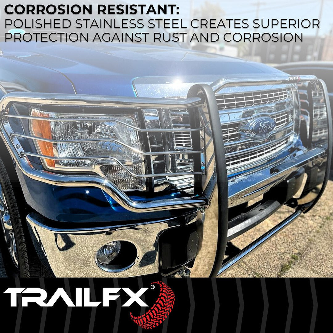 TrailFX 2022–2026 Grille Guard For Nissan Frontier-Stainless (E0048S) - product image 3