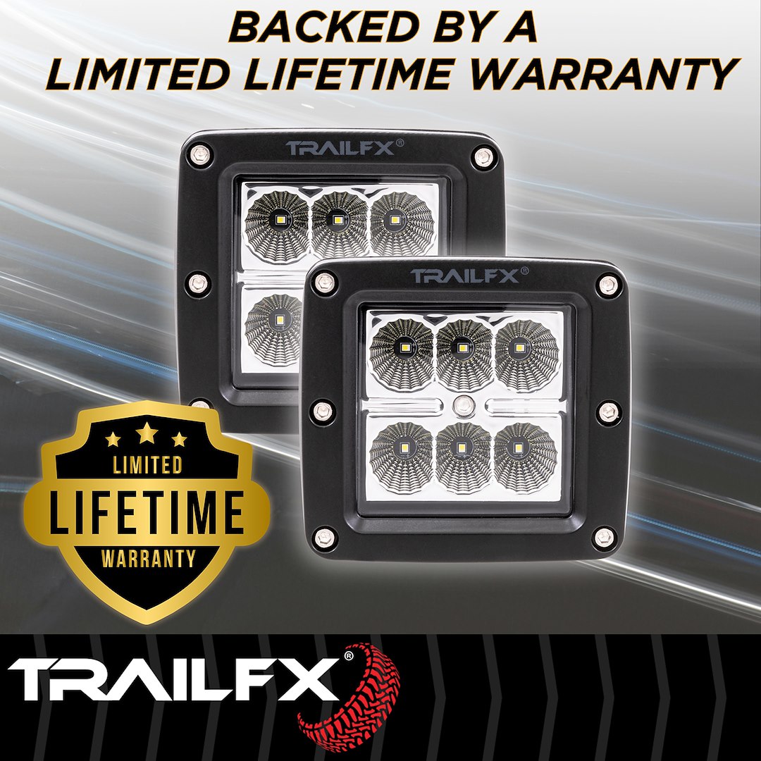 TrailFX 3" LED Cube Lights- Pair (3X2F2) - product image 12