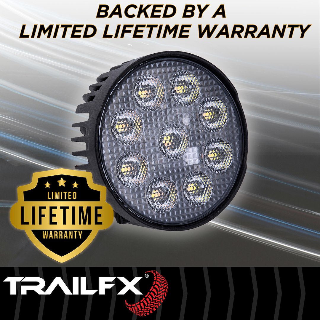 TrailFX 4" Round LED Light w/Flashing Func- Single (4RNDWLAMF1) - product image 11