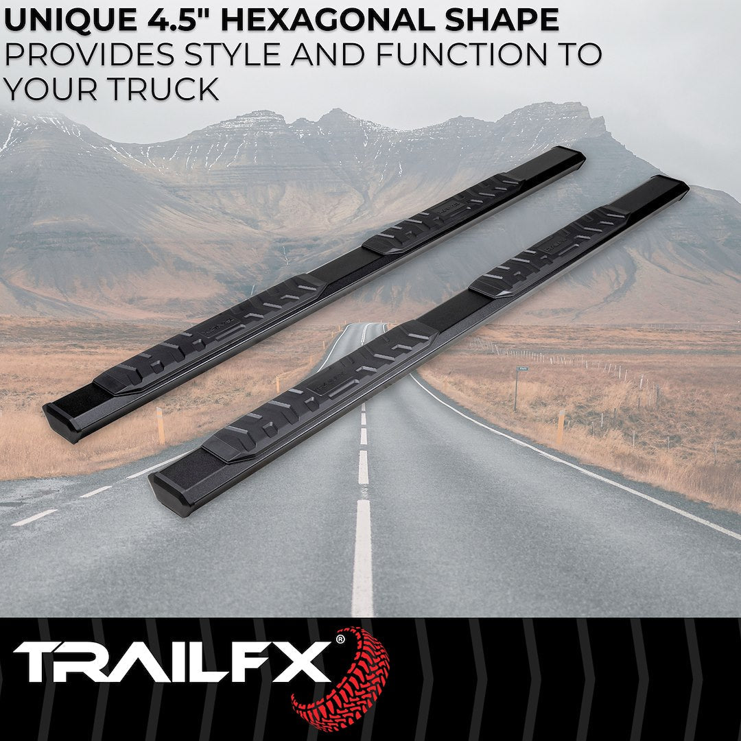 TrailFX 2019–2026 A4 Step Bars For GM Silverado/Sierra Extended Cab (AL4005B) - product image 2