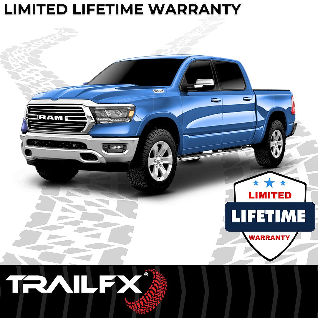 TrailFX 2019–2026 T4 Trapezoid Step Bar For Ram 1500 Extended-Stainless (A4016S) - product image 8