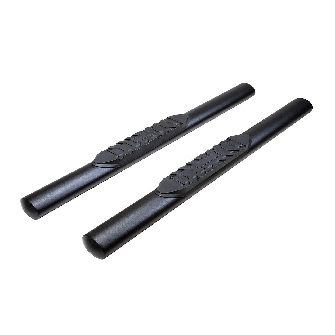 TrailFX 2018–2025 4" Oval Straight Step Bar For Jeep Wrangler JL 2 Dr- Black (A1546T) - product image 1