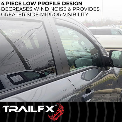 TrailFX 2017–2024 In Channel 4-Piece Window Vent For Nissan Titan (4977IC) - product image 3