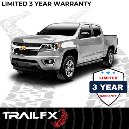 TrailFX 2007–2018 3" Round Step Bar For GM Silverado/Sierra 1500 Extended- Black (A0033B) - product image 7