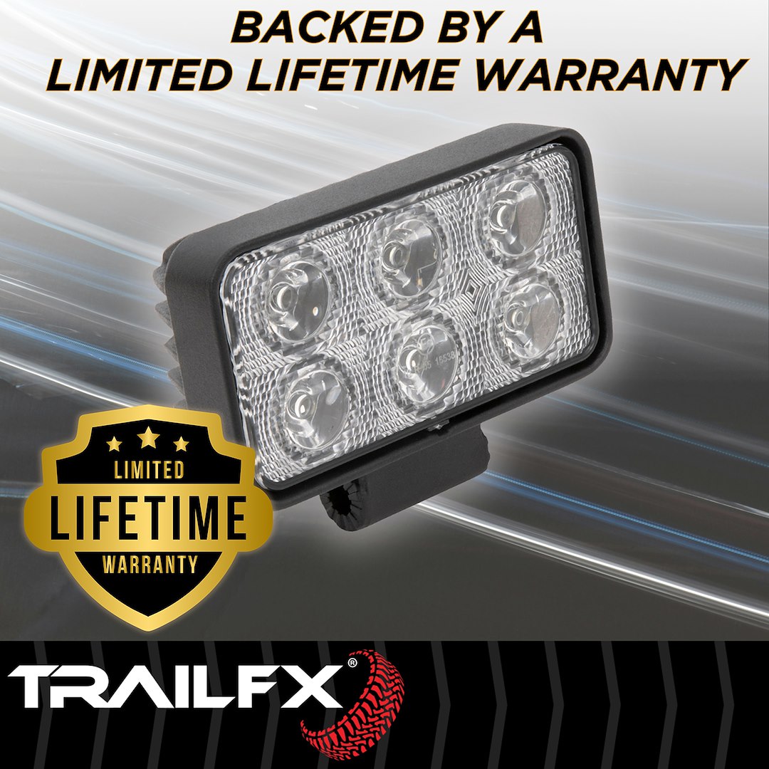 TrailFX 4.4" x 2.2" LED Work Light- Single (3X2WLF1) - product image 11