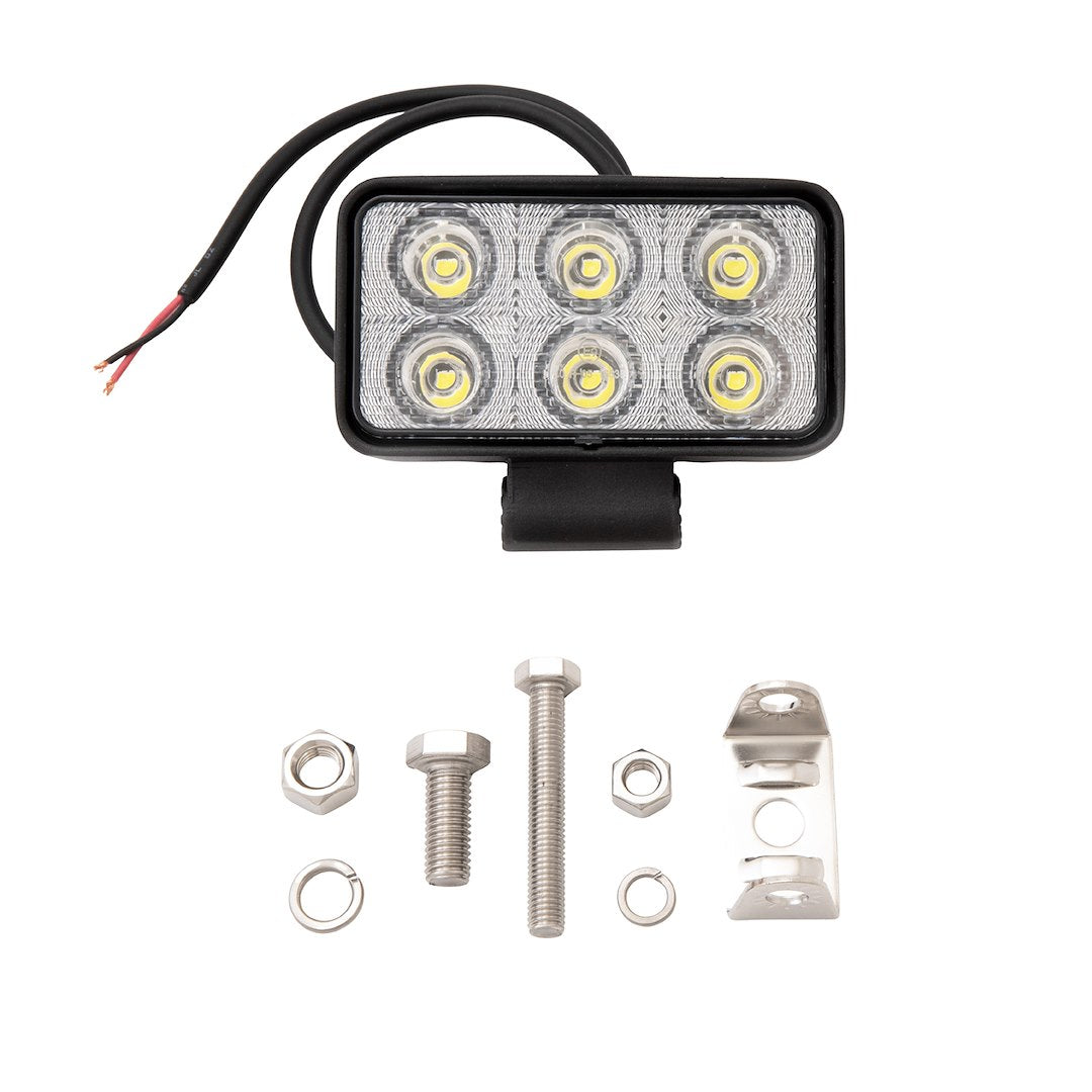 TrailFX 4.4" x 2.2" LED Work Light- Single (3X2WLF1) - product image 2