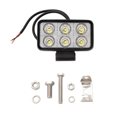 TrailFX 4.4" x 2.2" LED Work Light- Single (3X2WLF1) - product image 2