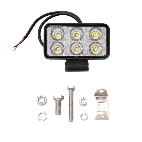 TrailFX 4.4" x 2.2" LED Work Light- Single (3X2WLF1)