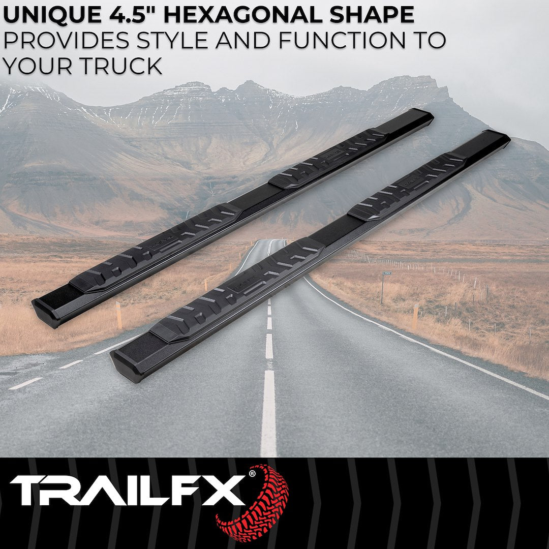 TrailFX 2007–2018 A4 Step Bars For GM Silverado/Sierra Extended Cab (AL4003B) - product image 2