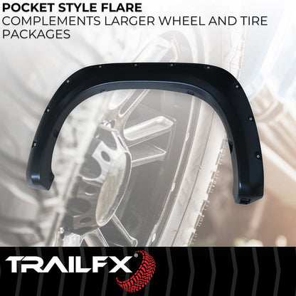 TrailFX 2007–2013 Pocket Style Fender Flares For Toyota Tundra (TFT3001S) - product image 3