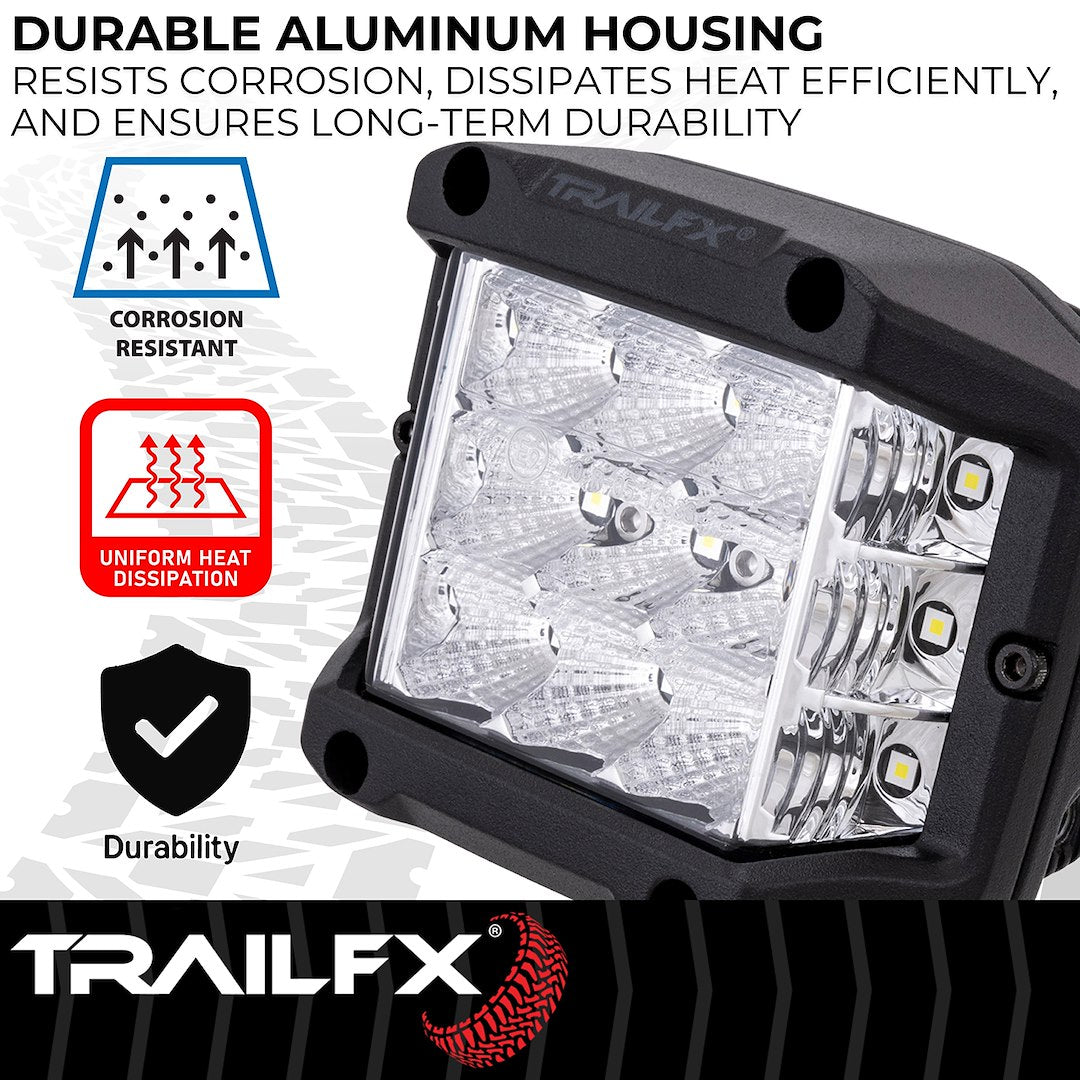 TrailFX 4" LED Side Shooter Pod Light- Pair (PODSIDF2) - product image 7