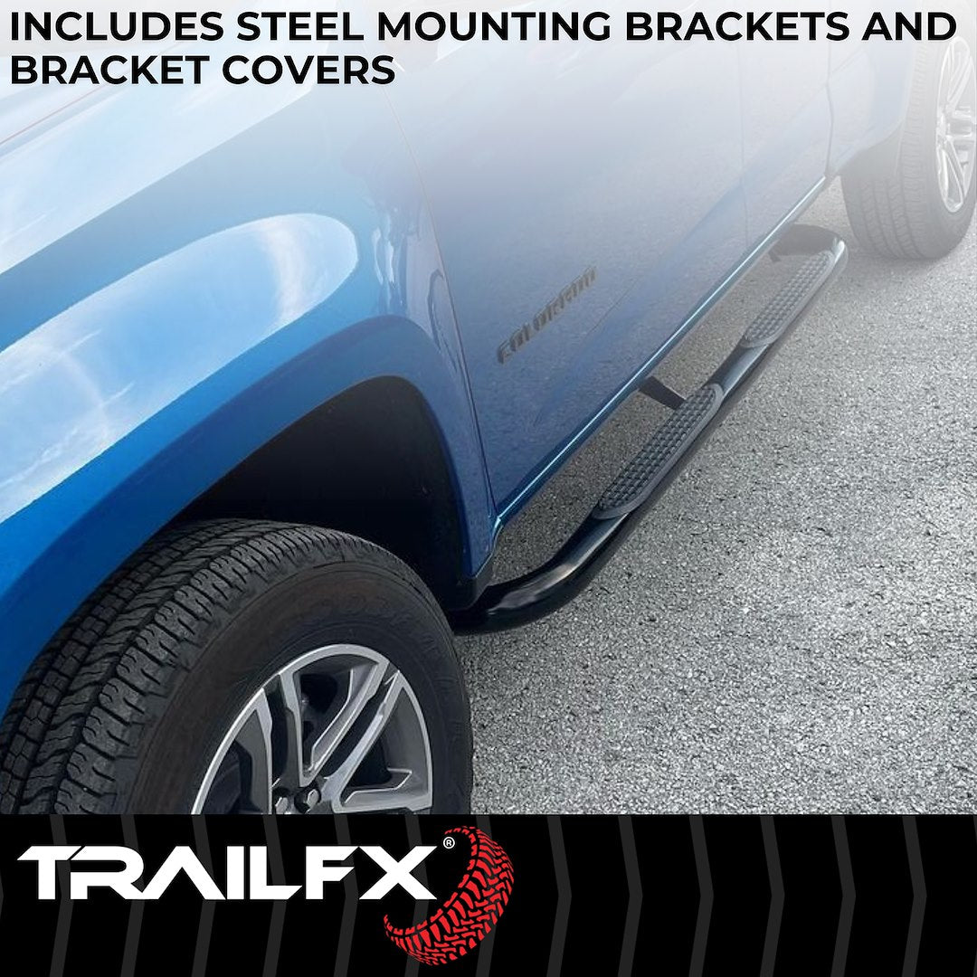 TrailFX 2025–2026 3" Round Step Bar For Toyota 4Runner- Black (A0069T) - product image 5