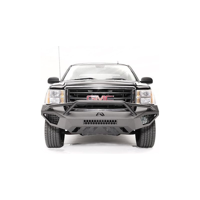 Fab Fours Vengeance Front Bumper 2 Stage Black Powder Coated w/Pre-Runner Guard l GS07-D2152-1
