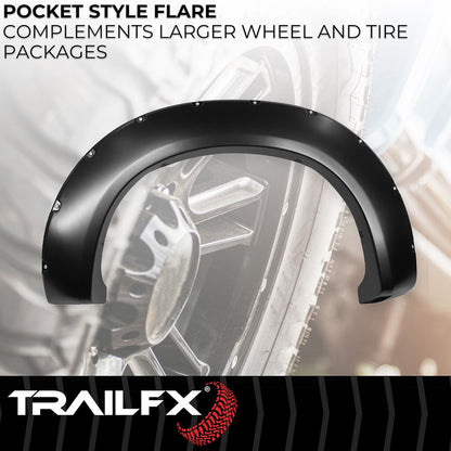 TrailFX 2011–2016 Pocket Style Fender Flares for Ford F250 (TFF3005S) - product image 3