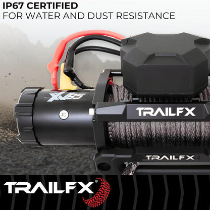 TrailFX XV95Synthetic Rope Winch 9500 Lb (WXVS95B) - product image 8