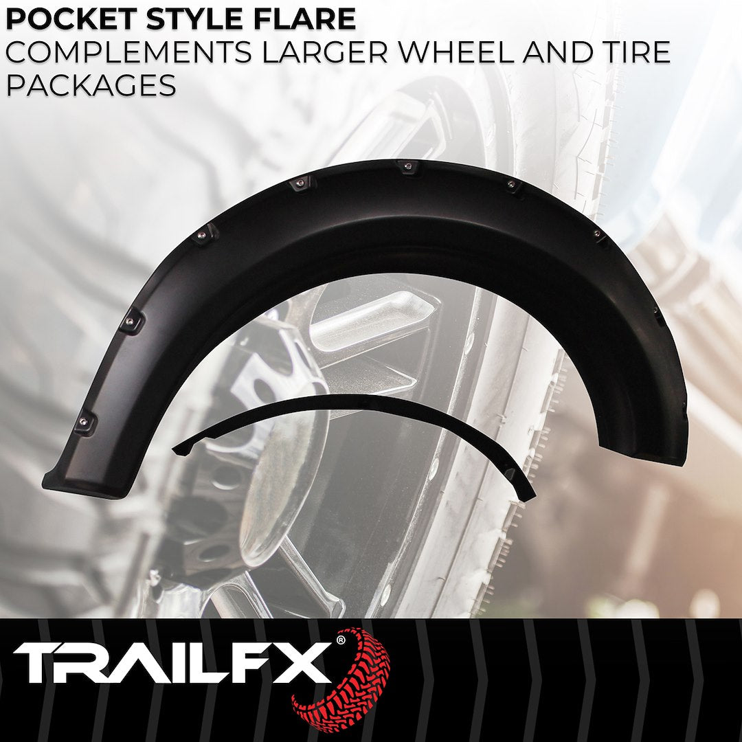 TrailFX 2009–2014 Pocket Style Fender Flares for Ford F150 (TFF3002S) - product image 3