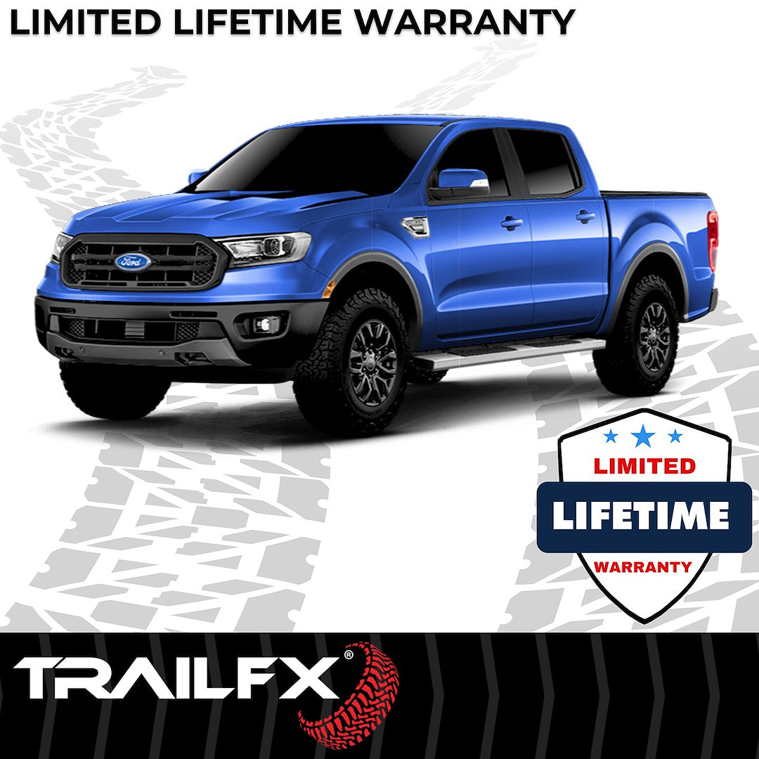 TrailFX 2019–2026 T4 Trapezoid Step Bar For Ford Ranger Crew-Stainless (A4020S) - product image 8