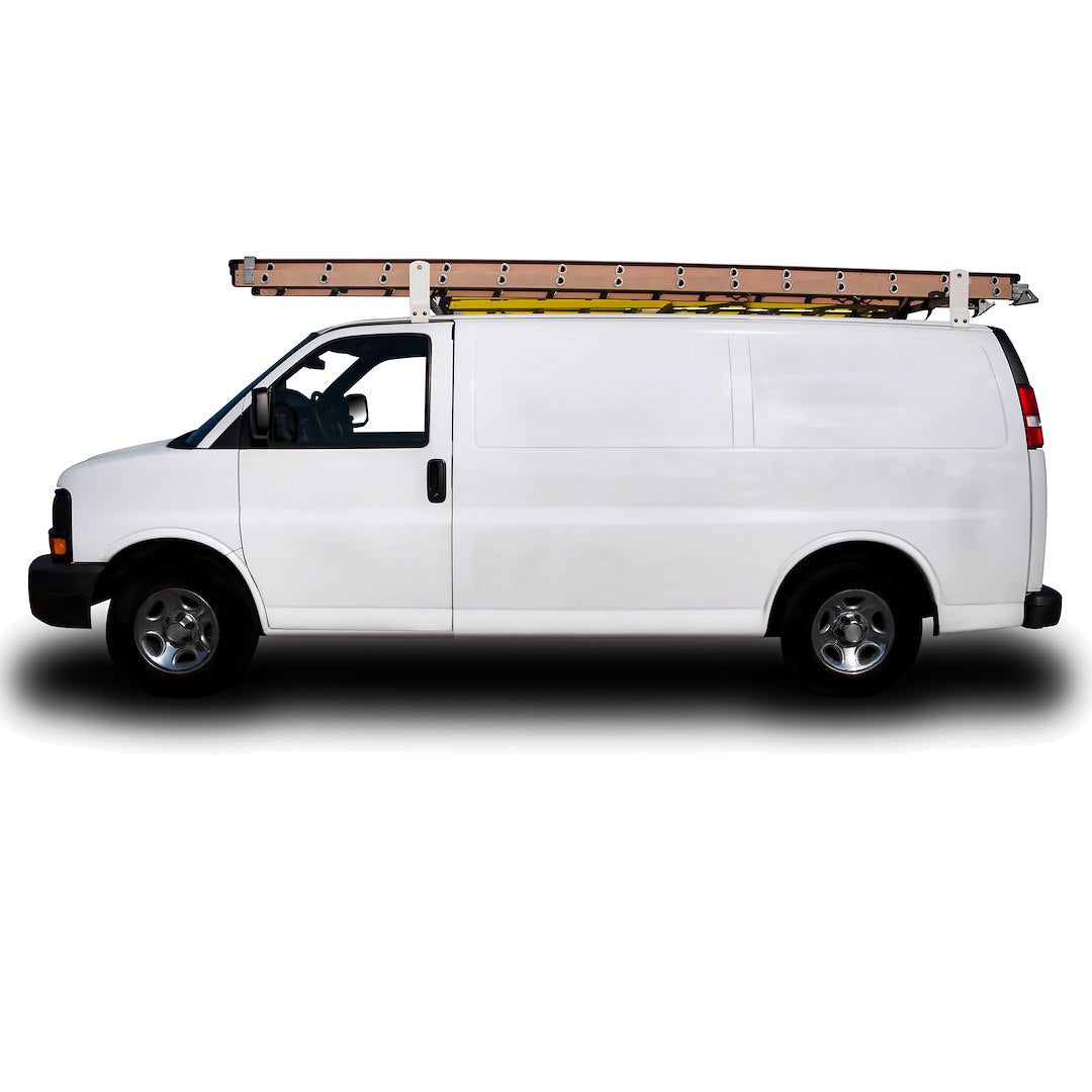 TrailFX Universal Van Ladder Rack 2 Bar Rain Gutter Mount (FCLR004W) - product image 3