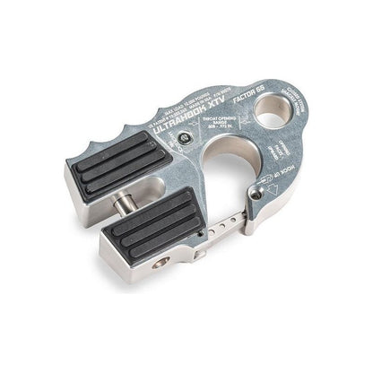FACTOR 55 |  UltraHook XTV Closed System Winch Shackle Mount Silver Factor 55 | B200275-05-GGBW
