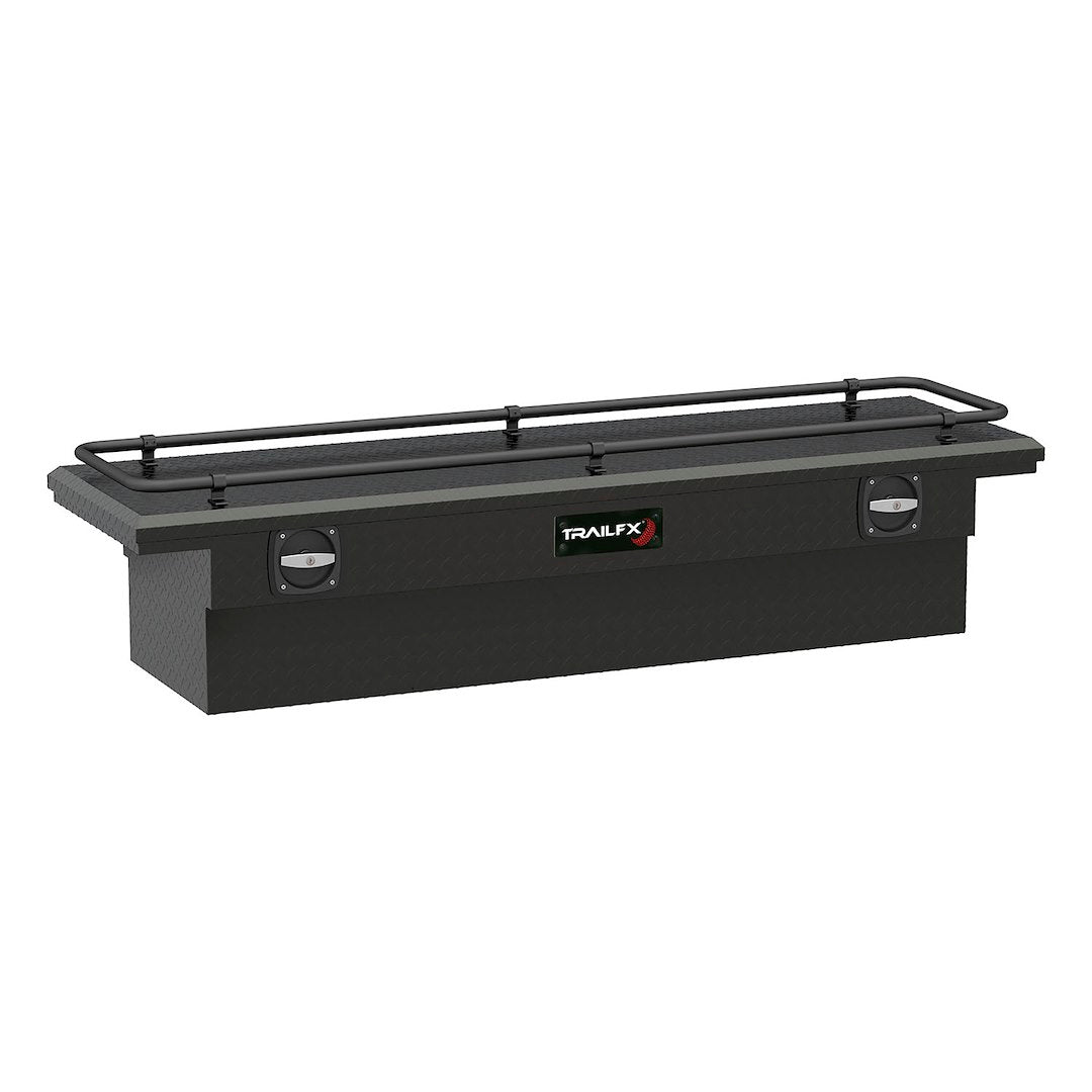 TrailFX 69 Inch Aluminum Trail Lock® Crossover Toolbox with Rail- Matte Black (120693CR) - product image 1