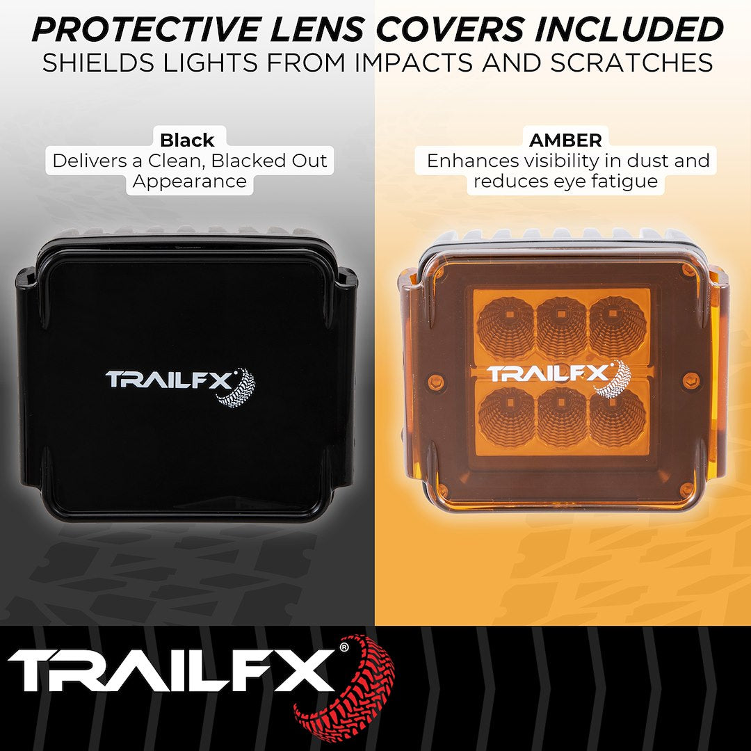 TrailFX 3" LED Cube Lights- Pair (3X2F2) - product image 10