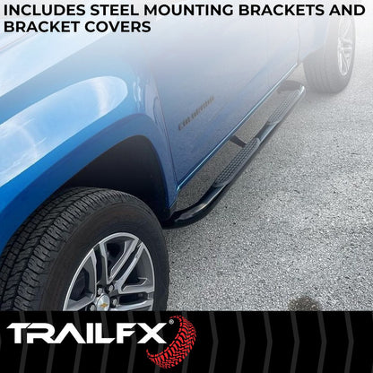 TrailFX 2010–2024 3" Round Step Bar For Toyota 4Runner- Black (A0004B) - product image 5