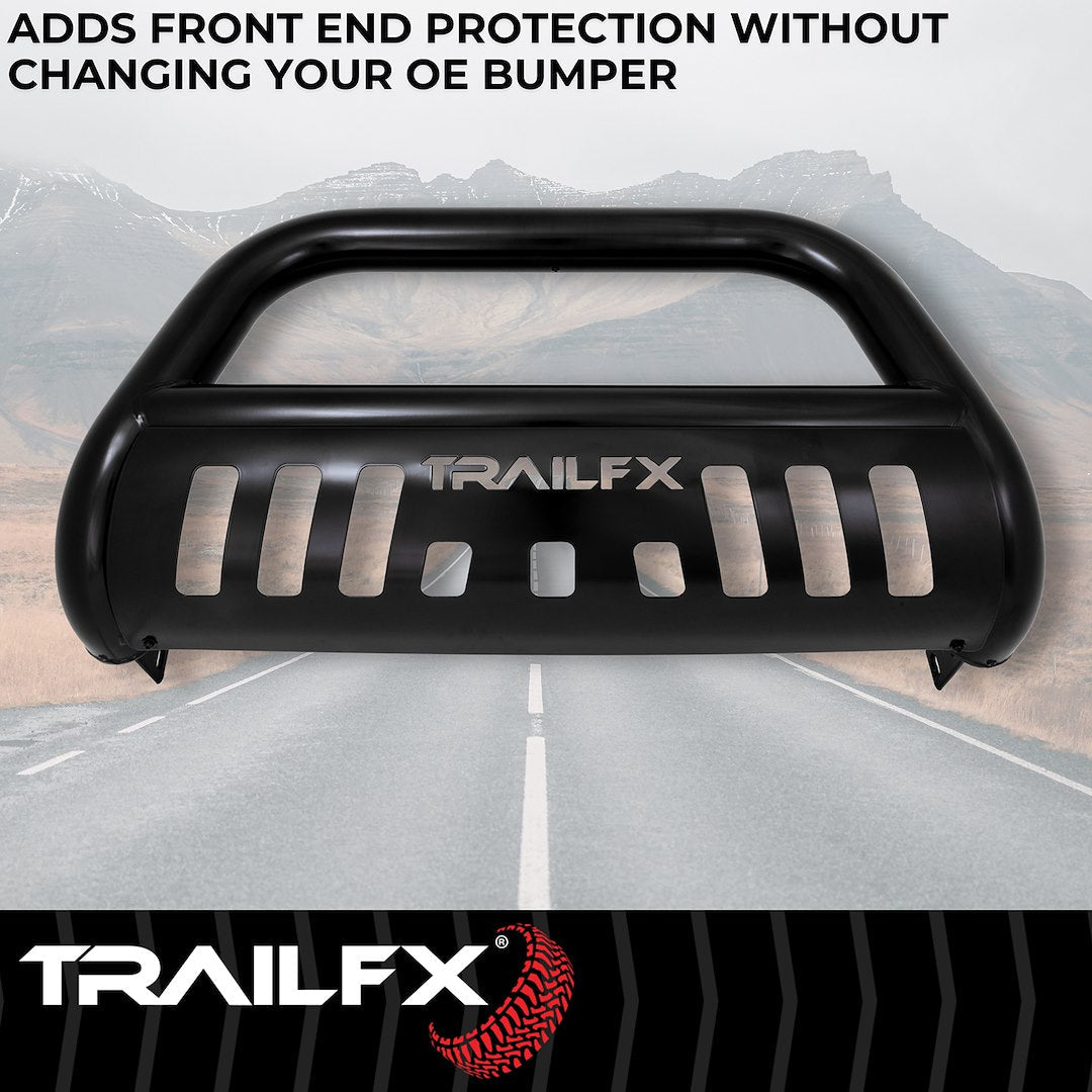 TrailFX 2004–2026 3" Round Bull Bar For Ford F150/Expedition- Black (B0028B) - product image 4
